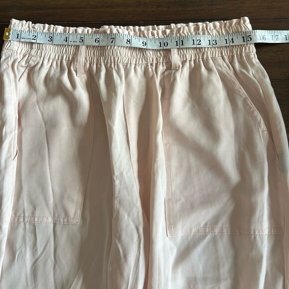 POL Peach Pink Tencel Rayon High Rise Joggers Pants Size Large - Picture 9 of 10